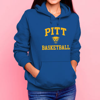 Pittsburgh Arch Logo Basketball Hoodie - Royal