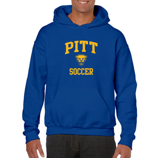 Pittsburgh Arch Logo Soccer Hoodie - Royal