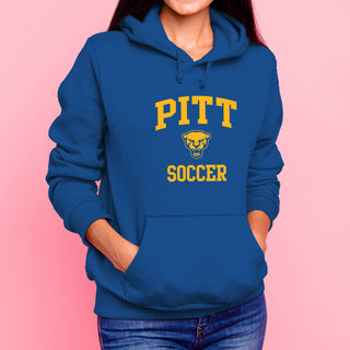 Pittsburgh Arch Logo Soccer Hoodie - Royal