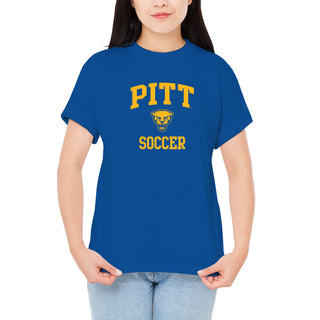 Pittsburgh Arch Logo Soccer T-Shirt - Royal