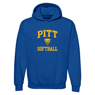 Pittsburgh Arch Logo Softball Hoodie - Royal