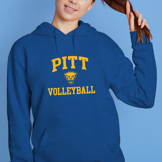 Pittsburgh Arch Logo Volleyball Hoodie - Royal