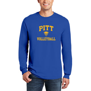 Pittsburgh Arch Logo Volleyball Long Sleeve - Royal