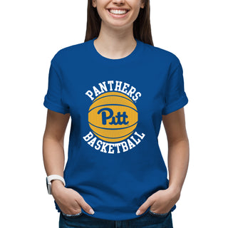 Pittsburgh Panthers Basketball Circle Logo T-Shirt - Royal