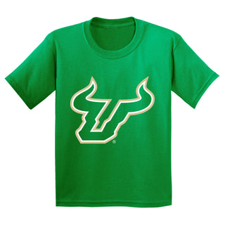 South Florida Bulls Primary Logo Youth T-Shirt - Irish Green