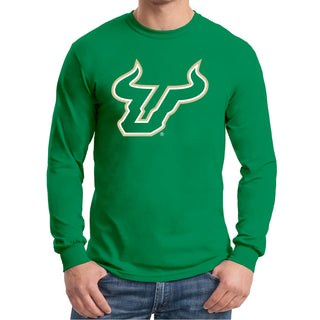 South Florida Bulls Primary Logo Long Sleeve T-Shirt - Irish Green