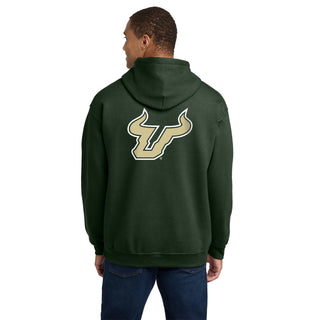 South Florida Front Back Print Hoodie - Forest