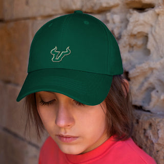 South Florida Bulls Primary Logo Dad Hat - One Size - Forest