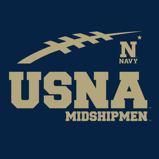 US Naval Academy Midshipmen Football Horizon T-Shirt - Navy