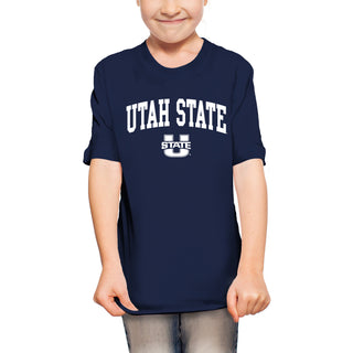 Utah State Aggies Arch Logo Youth T-Shirt