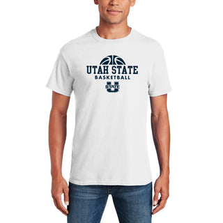 Utah State Aggies Basketball Hype T-Shirt - White