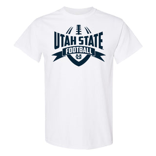 Utah State Aggies Football Rush T-Shirt - White