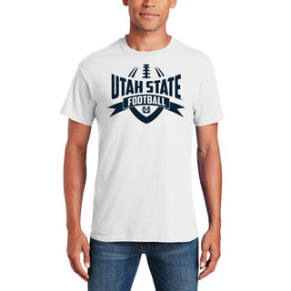 Utah State Aggies Football Rush T-Shirt - White