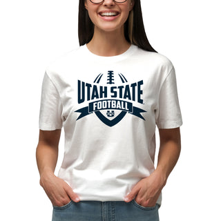 Utah State Aggies Football Rush T-Shirt - White