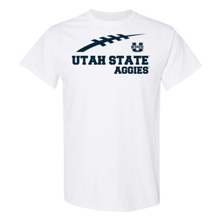 Utah State Aggies Football Horizon T-Shirt - White