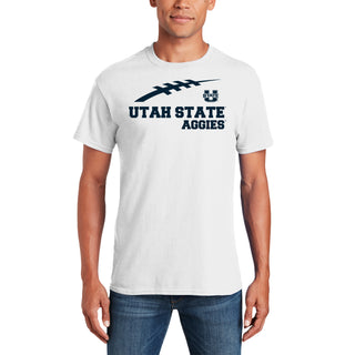 Utah State Aggies Football Horizon T-Shirt - White