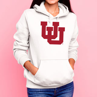 Utah Utes Primary Logo Hoodie - White