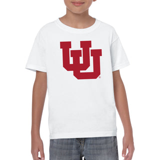 Utah Utes Primary Logo Youth T-Shirt - White