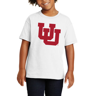 Utah Utes Primary Logo Youth T-Shirt - White