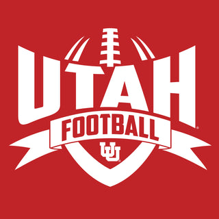 Utah Utes Football Rush T-Shirt - Red