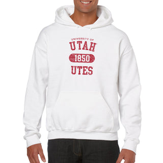 Utah Utes Athletic Arch Hoodie - White