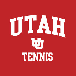 Utah Utes Arch Logo Tennis Hoodie - Red