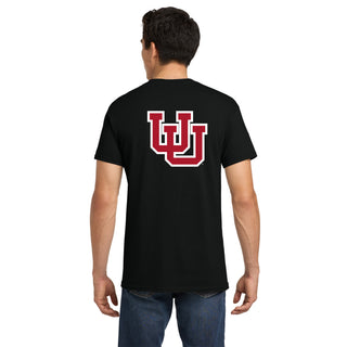 Utah Utes Front Back Print T-Shirt - Black