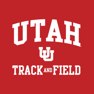 Utah Utes Arch Logo Track & Field Hoodie - Red