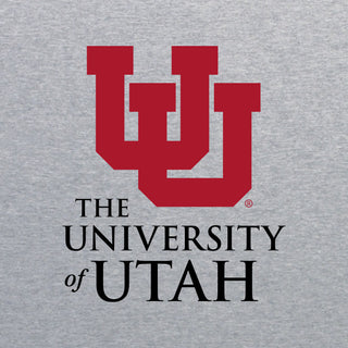 Utah Institutional Logo T-Shirt - Sport Grey