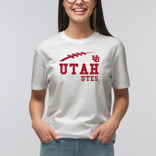 Utah Utes Football Horizon T-Shirt - White