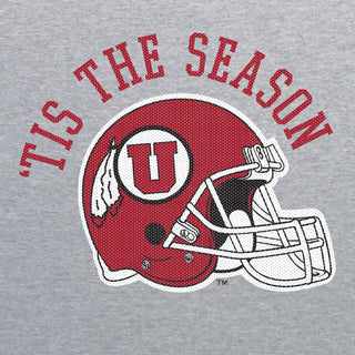 Utah Utes Tis the Season Crewneck - Sport Grey