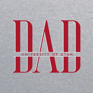 Utah Classic Dad Crewneck - Sport Grey