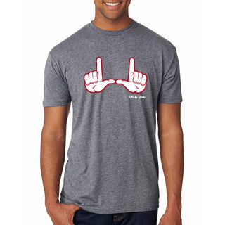 Utah Utes Hand Sign NLA Triblend T-Shirt