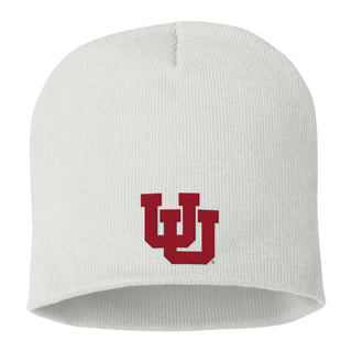 Utah Utes Primary Logo Beanie - White