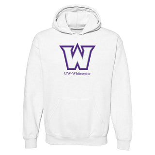 Wisconsin-Whitewater Warhawks Secondary Logo Hoodie - White