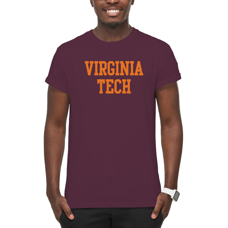 Virginia Tech Basic Block T-Shirt - Maroon