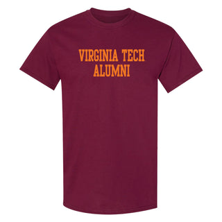 Virginia Tech Basic Block Alumni T-Shirt - Maroon