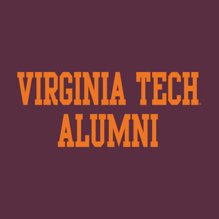 Virginia Tech Block Alumni Premium Cotton T-Shirt - Maroon