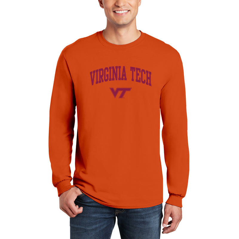 Virginia Tech Arch Logo Long Sleeve - Orange