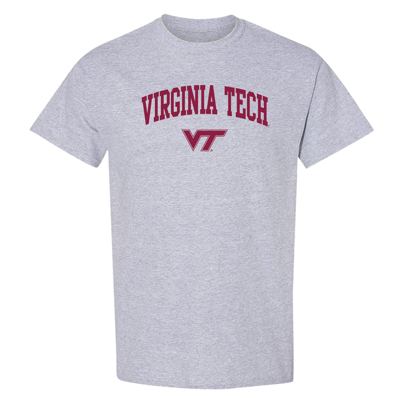 Virginia Tech Arch Logo T-Shirt - Sport Grey