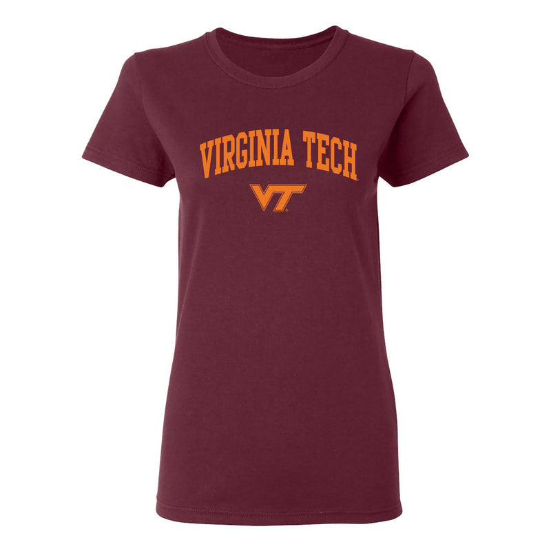 Virginia Tech Arch Logo Womens T-Shirt - Maroon