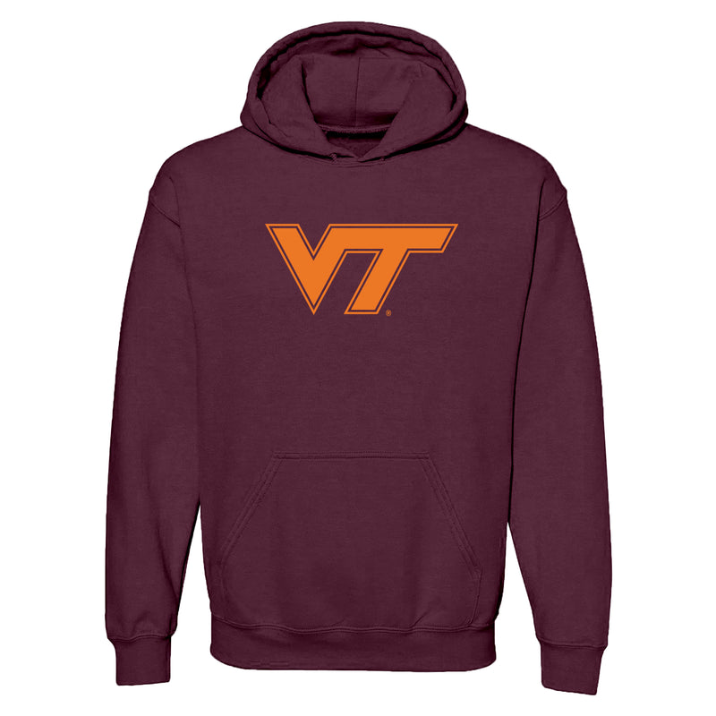 Virginia Tech Primary Logo Hoodie - Maroon