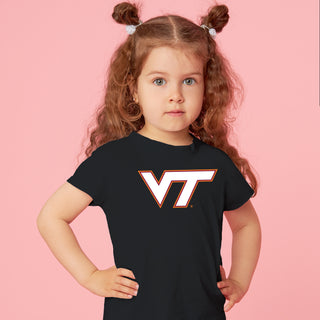 Virginia Tech Primary Logo Toddler T-Shirt - Black