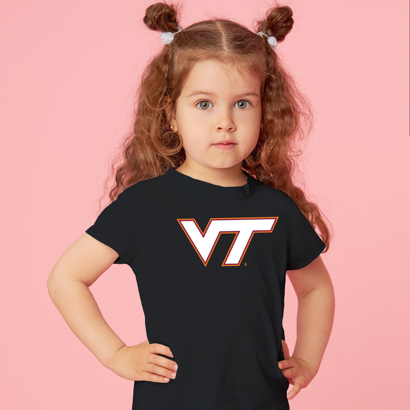 Virginia Tech Primary Logo Toddler T-Shirt - Black