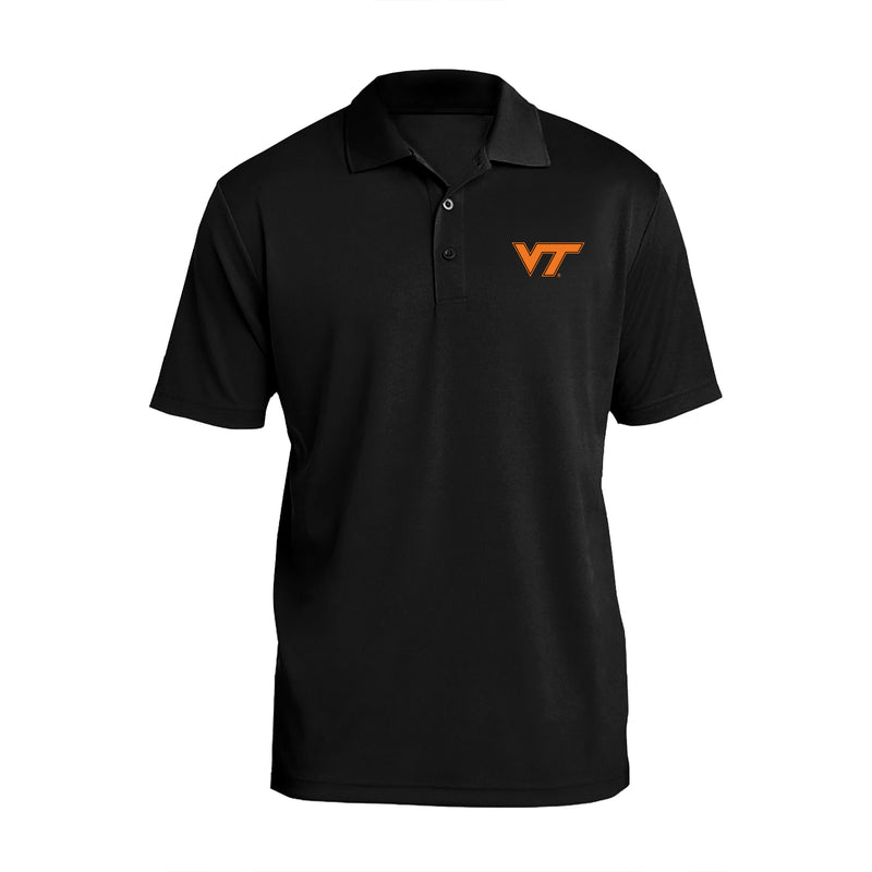 Virginia Tech Primary Logo LC Polo - Black