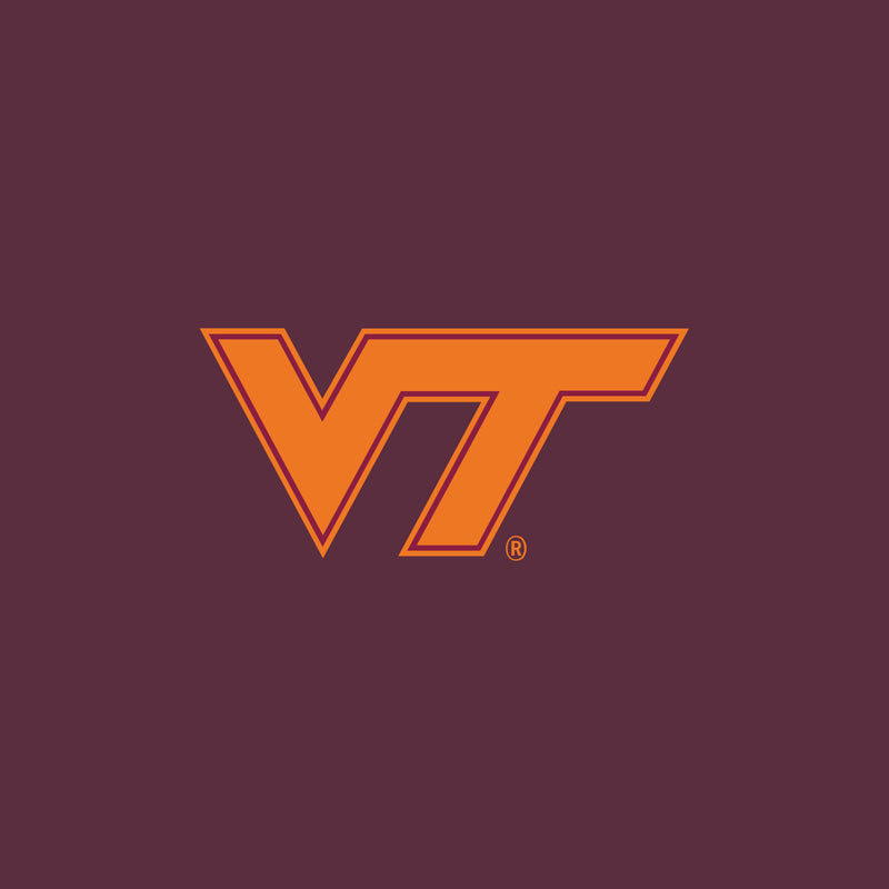Virginia Tech Primary Logo LC Zip Hoodie - Maroon