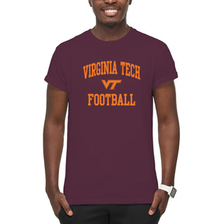 Virginia Tech Arch Logo Football T-Shirt - Maroon