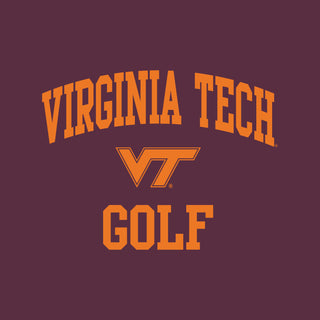 Virginia Tech Arch Logo Golf Hoodie - Maroon