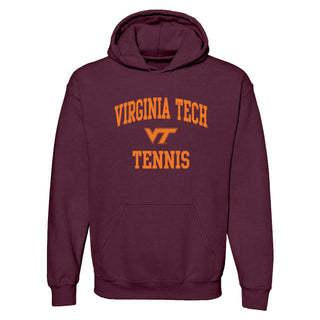 Virginia Tech Arch Logo Tennis Hoodie - Maroon