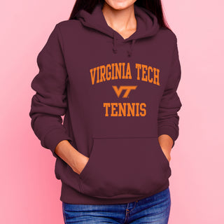 Virginia Tech Arch Logo Tennis Hoodie - Maroon
